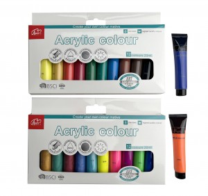 12 color * 20ml acrylic color