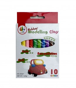 10 color modelling clay