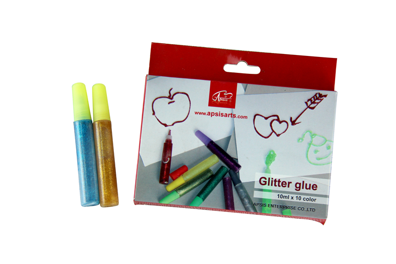 10 colors 10ml glitter glue