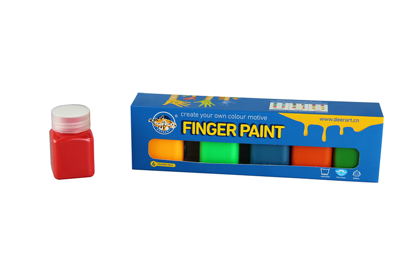 6 colors 50ml finger paint