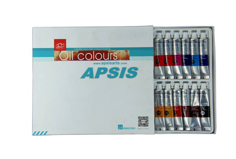 24 colors 18ml oil color