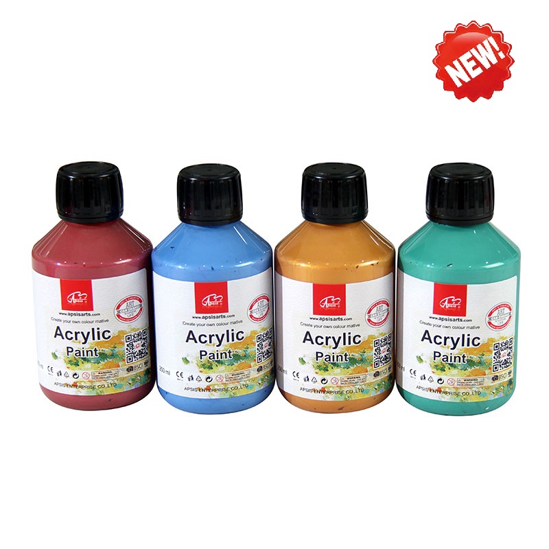 250ml acrylic color in bottle