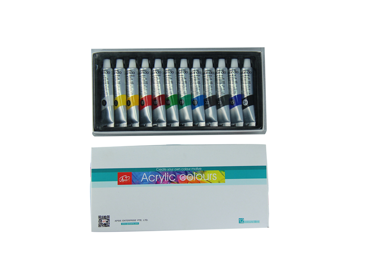12 colors 18ml acrylic color