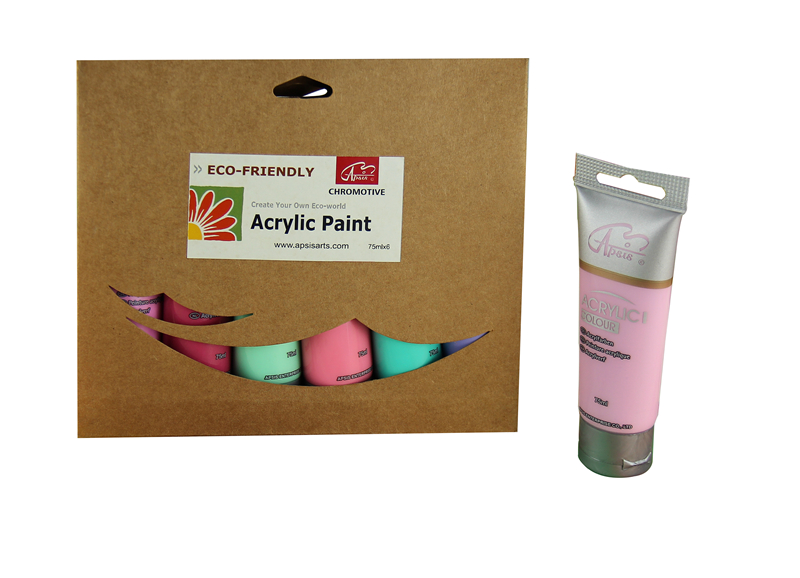 ECO 6colors 75ml acrylic color